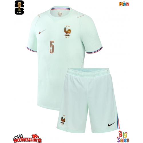 France Jules Kounde #5 Replica Away Stadium Shirt World Cup 2026 Short Sleeve